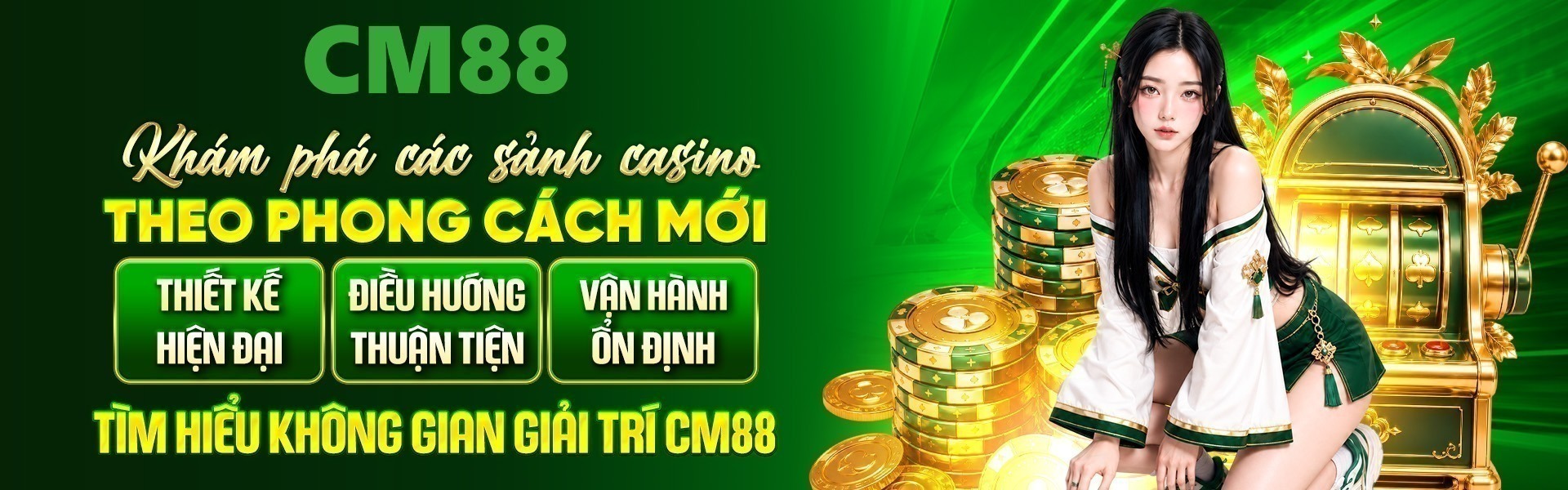 CM88 hội tụ casino, thể thao cùng nhiều tựa nổ hũ hấp dẫn, tạo thêm lựa chọn giải trí cho cộng đồng người chơi Việt Nam.